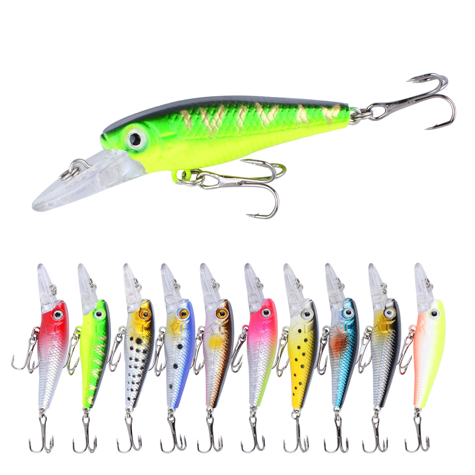 Acción de nado tipo crankbait