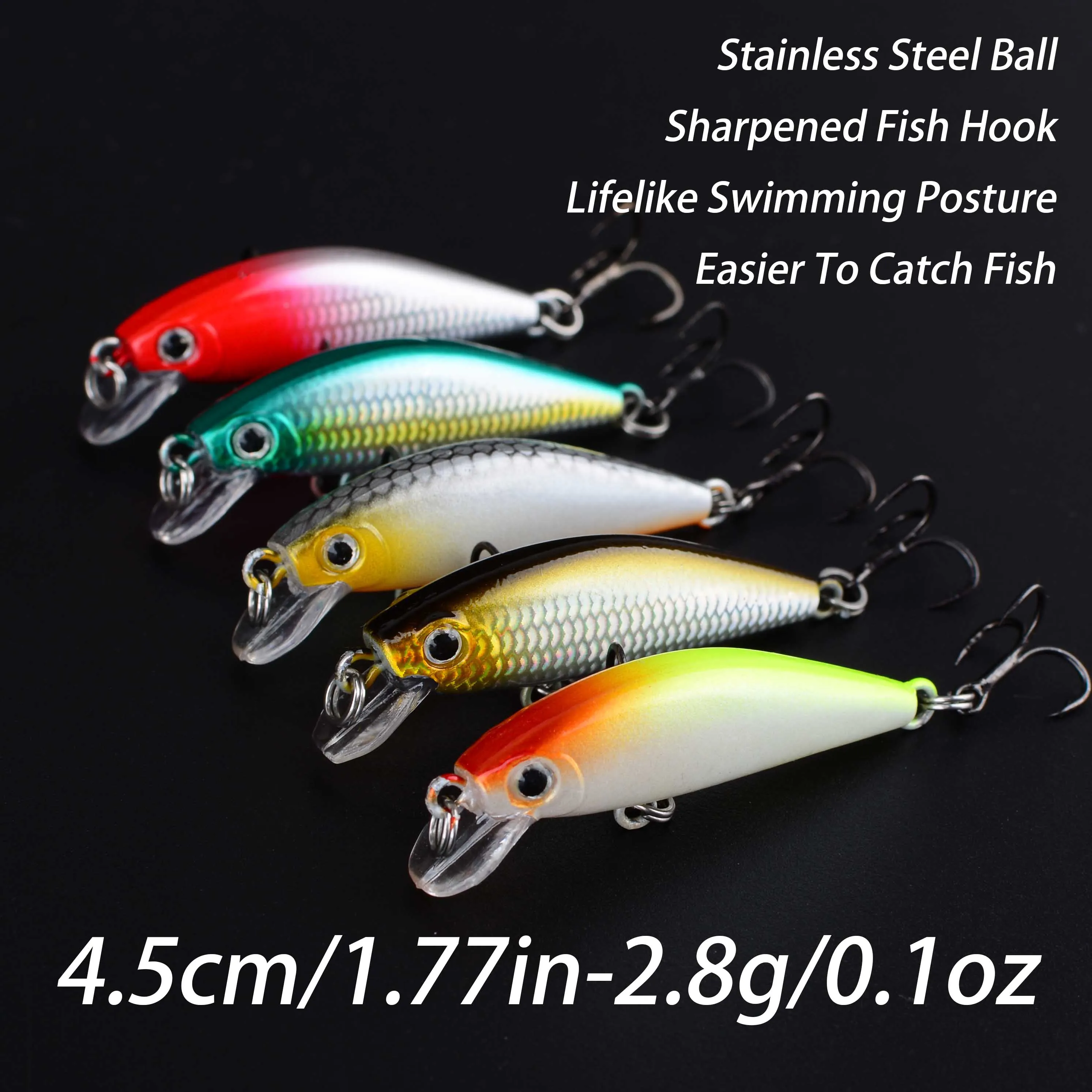 Perfil y colores del minnow