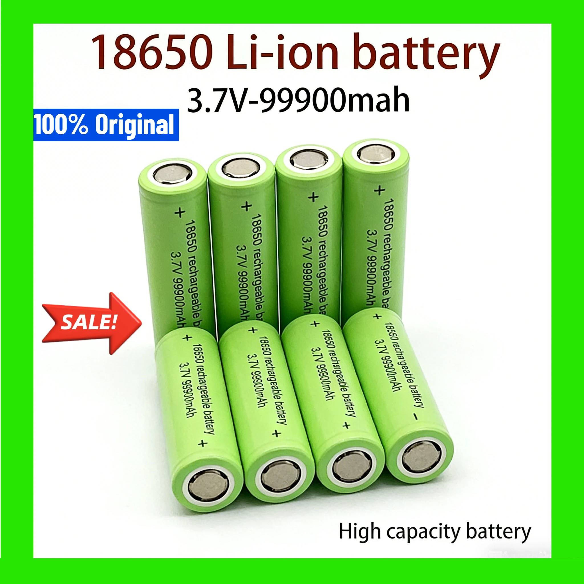 Batería 18650 recargable WHITECRANE