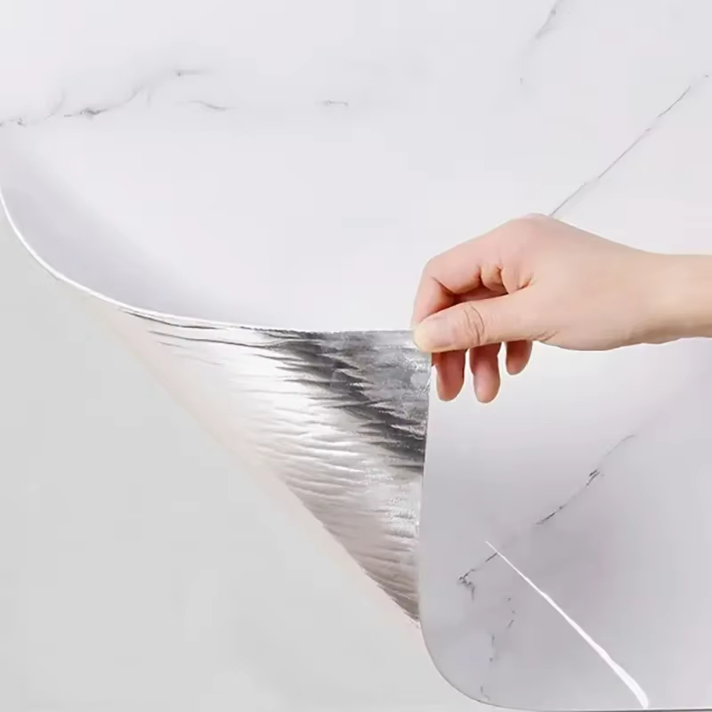 Papel pintado efecto mármol autoadhesivo – Decoración pared estilo europeo - imagen 5
