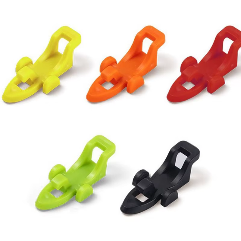 Soporte de cebo con anillos de goma para caña, juego de anzuelos - imagen 2