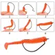 Anzuelos Texas Rig anzuelo compensado MrLurion de acero inoxidable - imagen 3