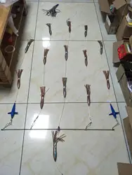 Barras esparcidoras de timón Splashbar Tianium de níquel para señuelos