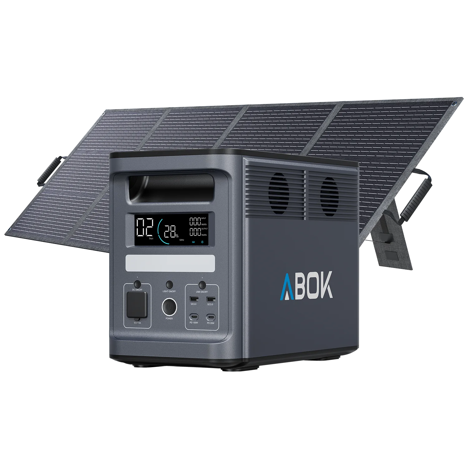 Generador solar portátil de onda sinusoidal pura Ark2000