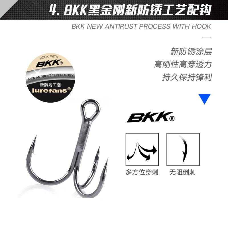 Lurefans DonFeng 75/9 - Wobbler minnow hundido para lubina - imagen 3