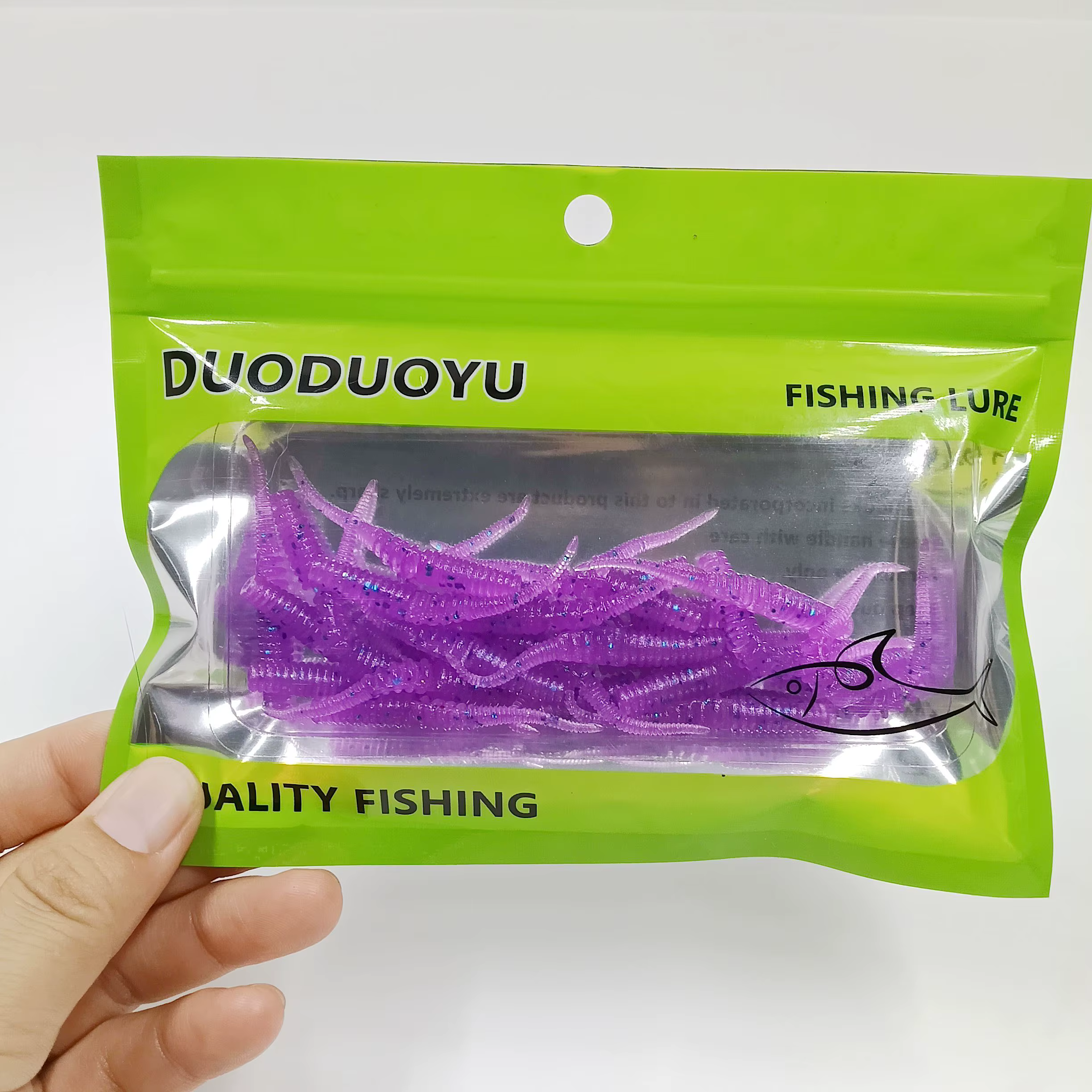 Vista cenital de los swimbaits flotantes TPE DUODUOYU