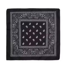 Pañuelo Cuadrado Paisley Clásico – Para Cabeza, Cuello y Muñeca Unisex