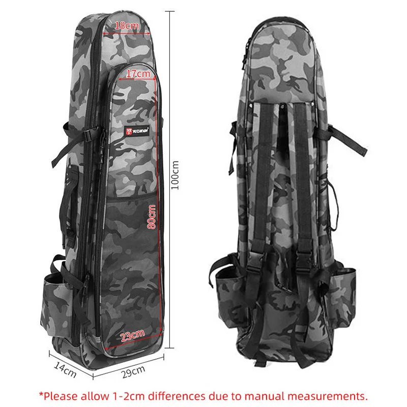 Bolsa para caña de pescar - Mochila táctica con compartimentos - imagen 3