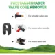 Adaptador válvula Presta a Schrader con junta tórica – bici - imagen 4
