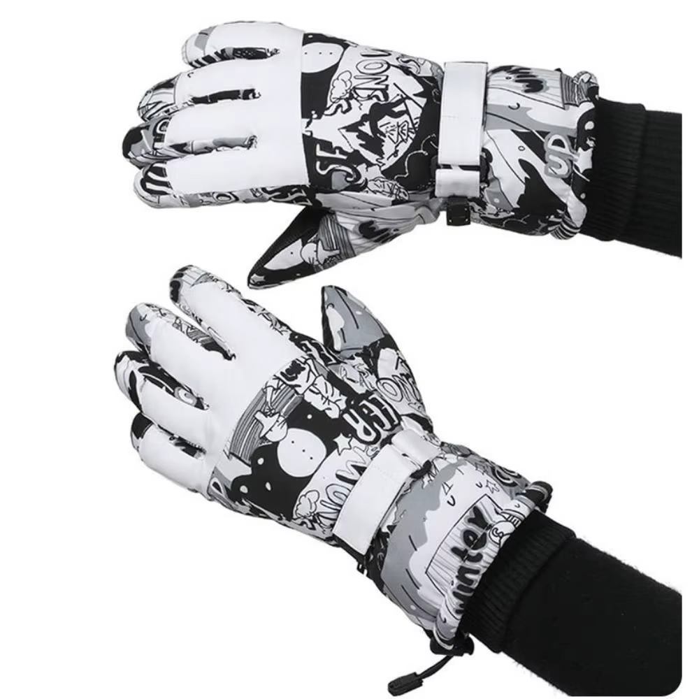 Guantes térmicos de ciclismo impermeables con pantalla táctil - imagen 4