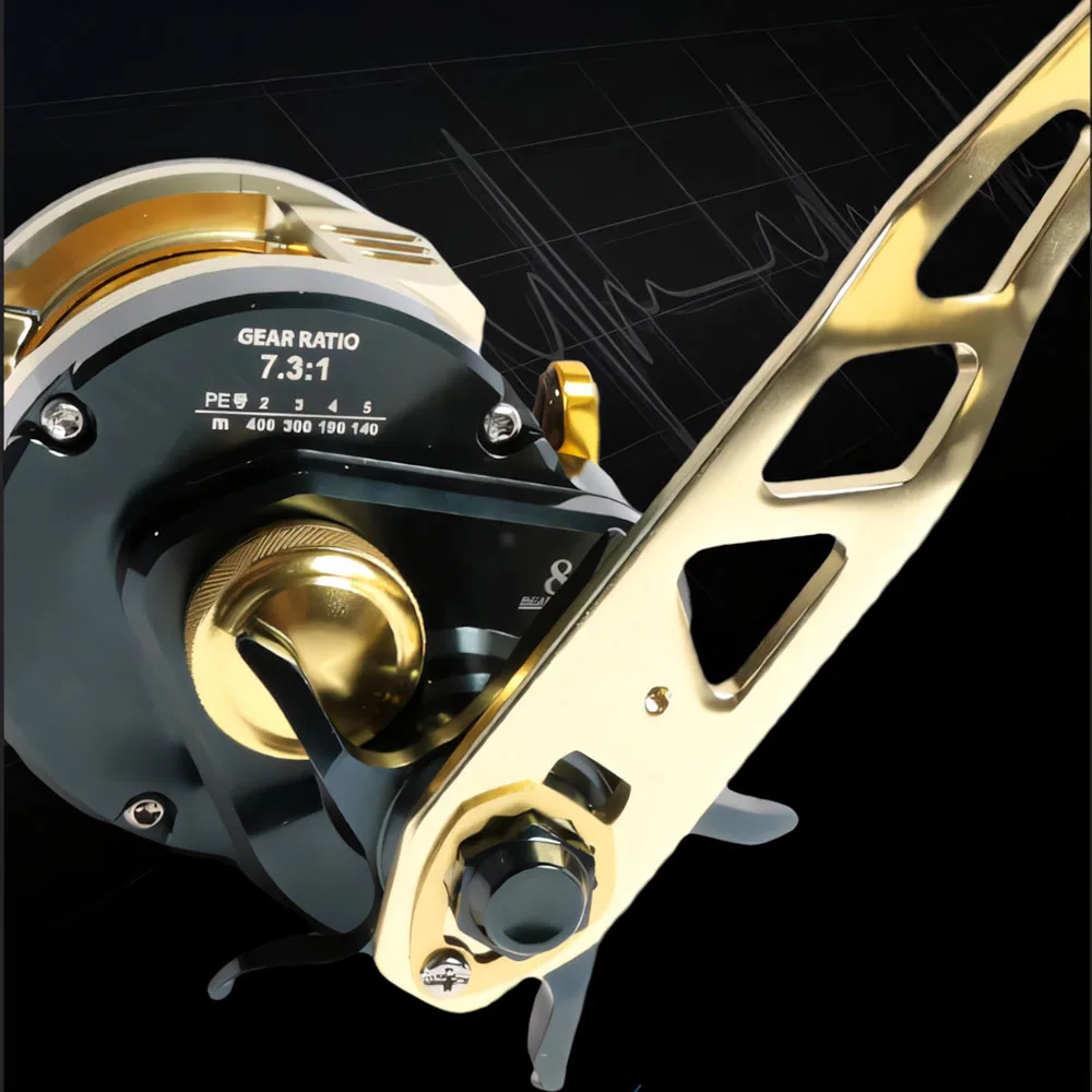 Carrete de pesca RANMI PILOT DV300 para Jigging y Trolling - imagen 4