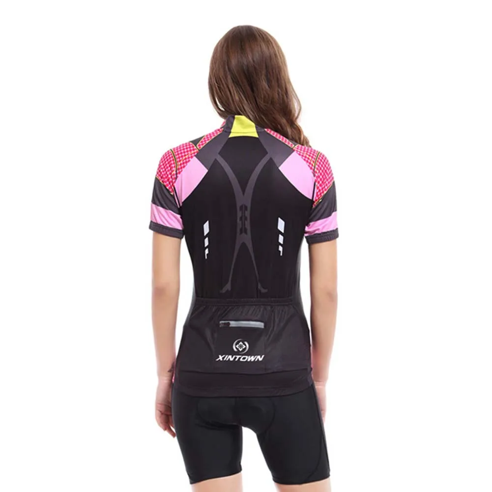 Camiseta ciclismo mujer manga corta secado rápido transpirable malla - imagen 3