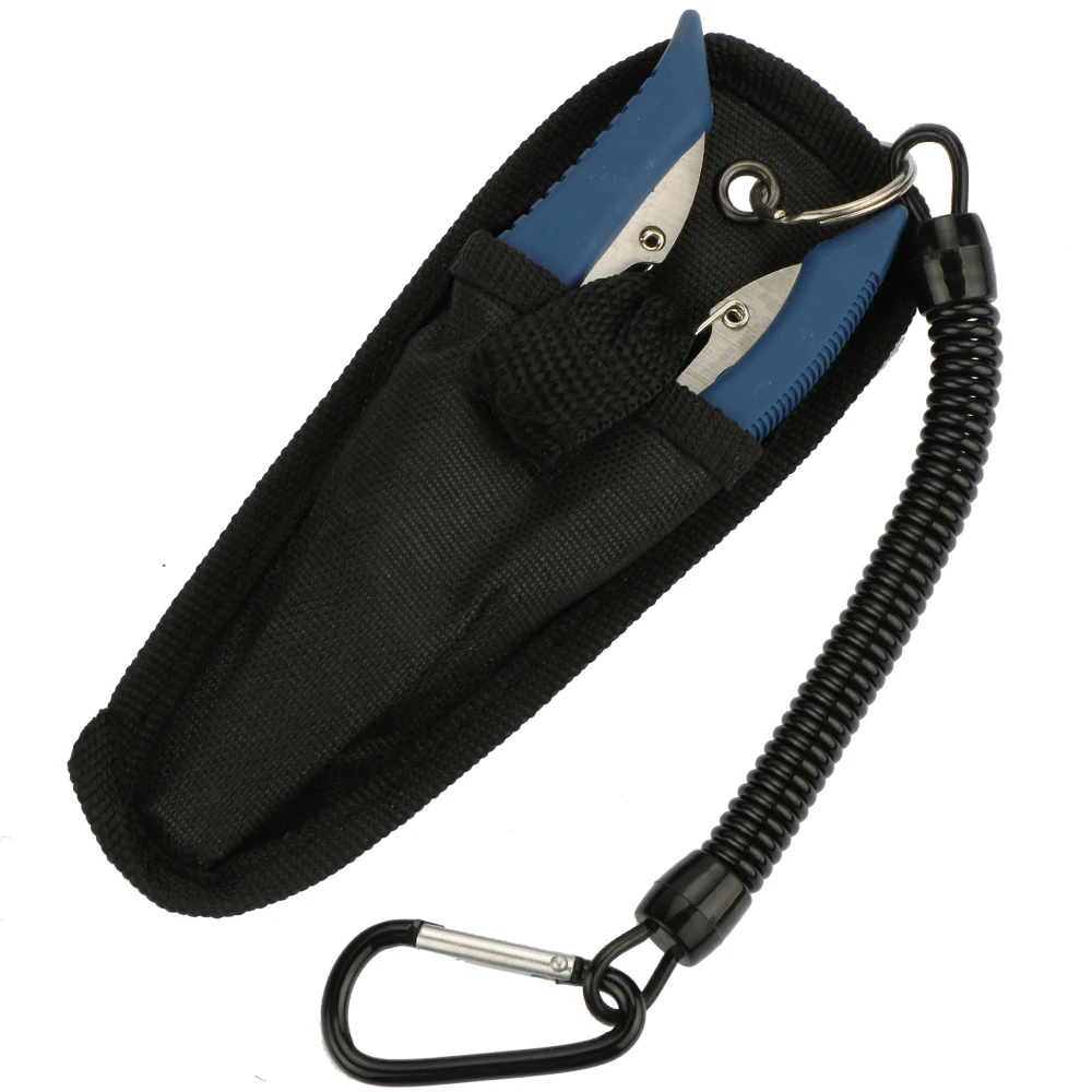 Alicates de pesca acero inoxidable con cortador de línea y funda - imagen 5