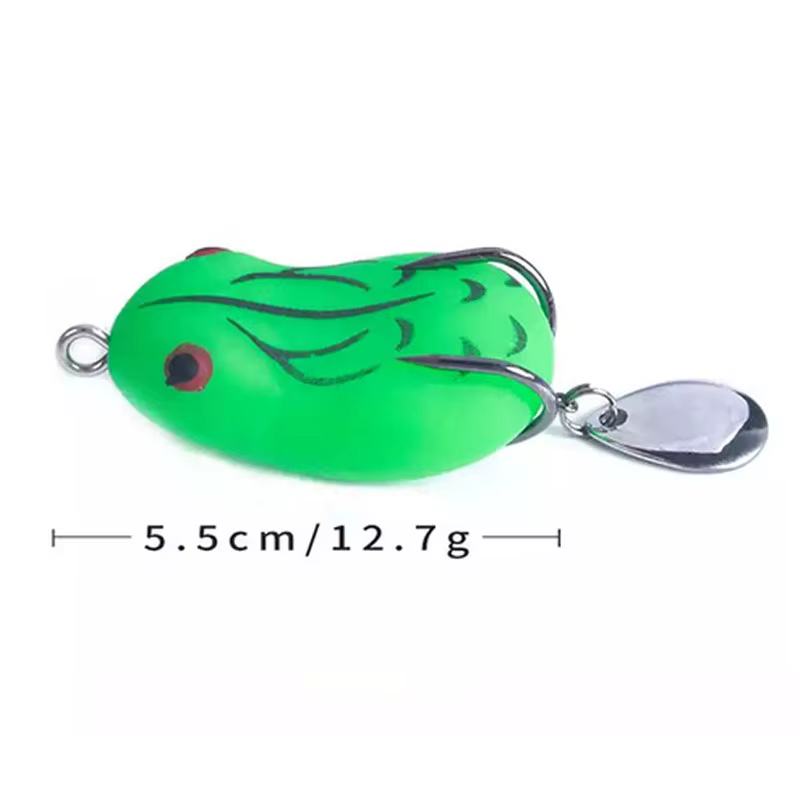 TAKEDO HJ21 Señuelo Rana Topwater Blando - Cebo Biónico - imagen 4