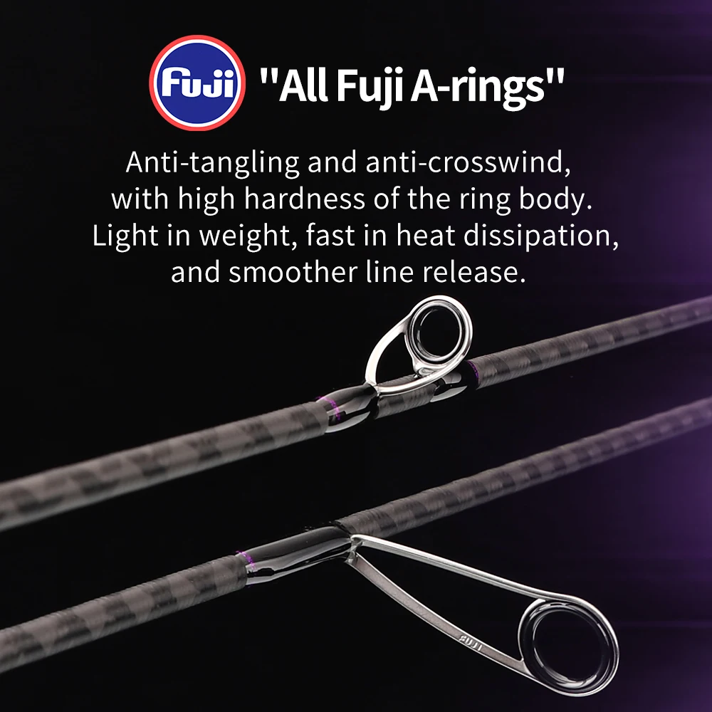 Caña ultraligera FUJI ALCONITE GUIDE UL, punta sólida para trucha - imagen 3