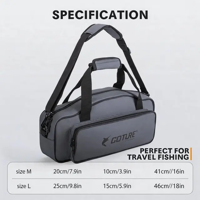 Bolso de pesca Oxford Goture multifuncional para viajes y excursiones - imagen 5