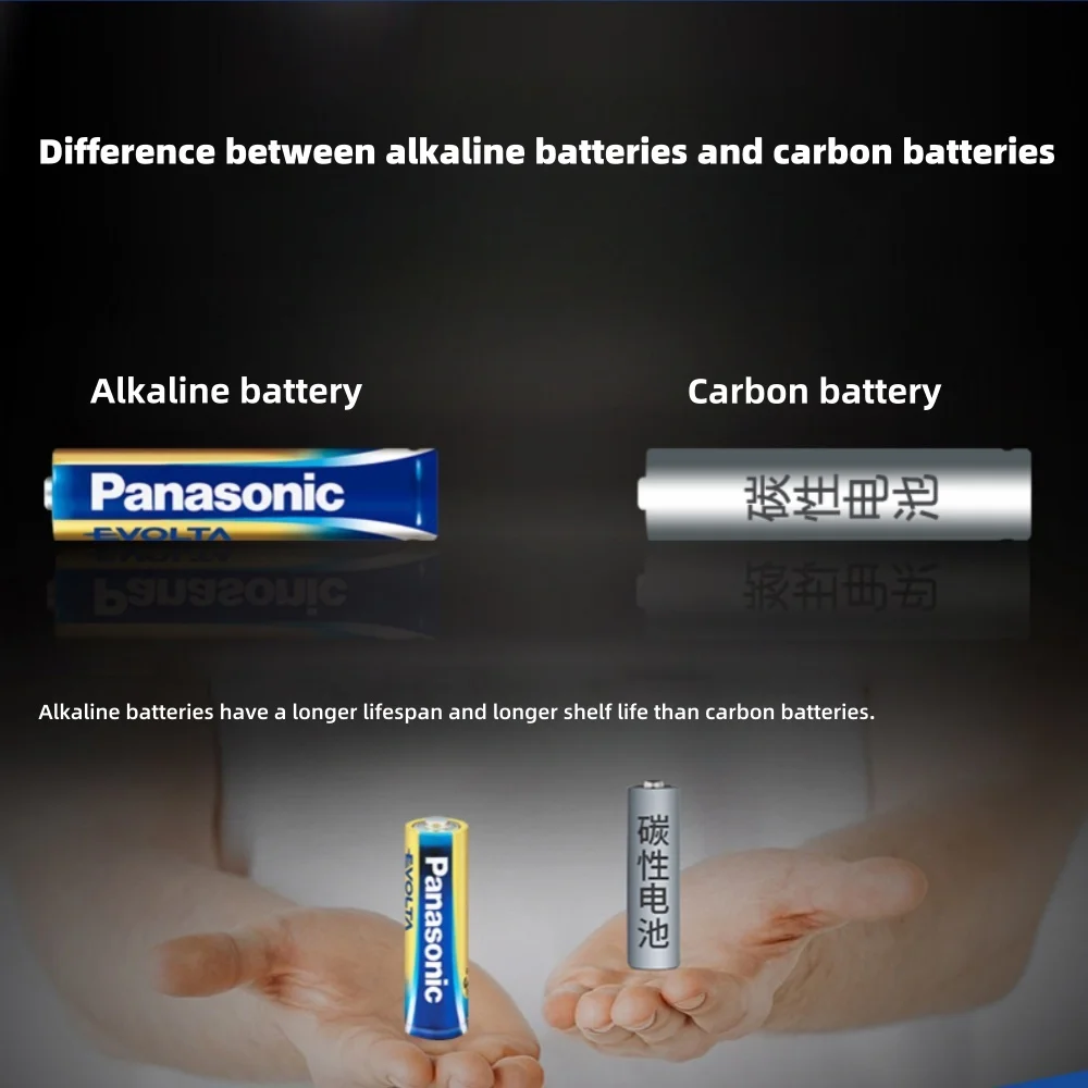 Panasonic Pila alcalina AA para cámaras y linternas