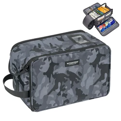 Bolsa de pesca impermeable para señuelos, de camuflaje y gran capacidad