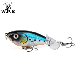 W.P.E Swimbait Cola Giratoria – Señuelo flotante anzuelo treble