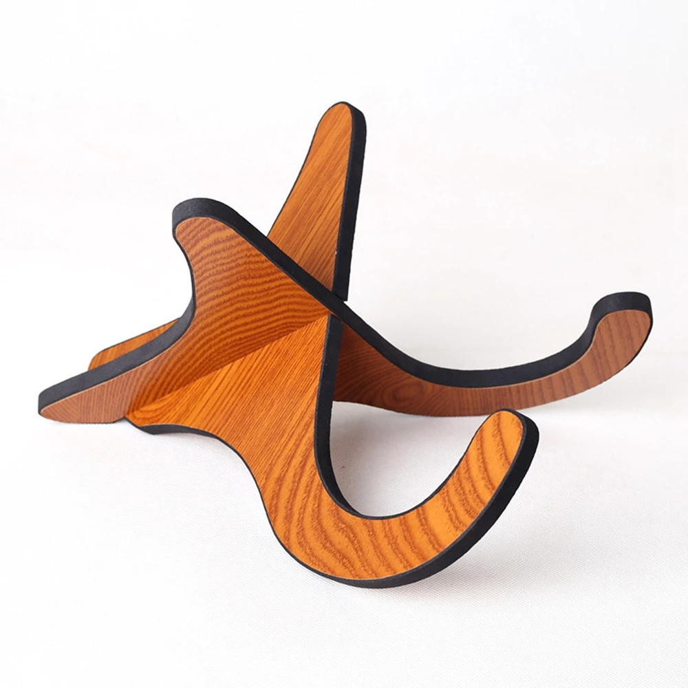Soporte vertical plegable de ukelele y guitarra de madera - imagen 2