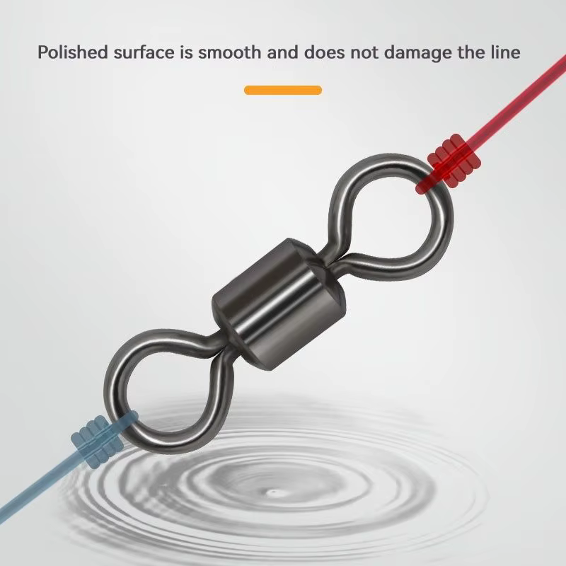 Anillas giratorias acero inoxidable – Para pesca - imagen 2