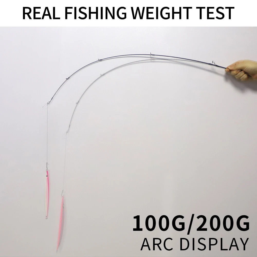 Caña ultraligera FISHINGFANS ORCA con punta sólida de carbono