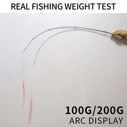 Caña ultraligera FISHINGFANS ORCA con punta sólida de carbono