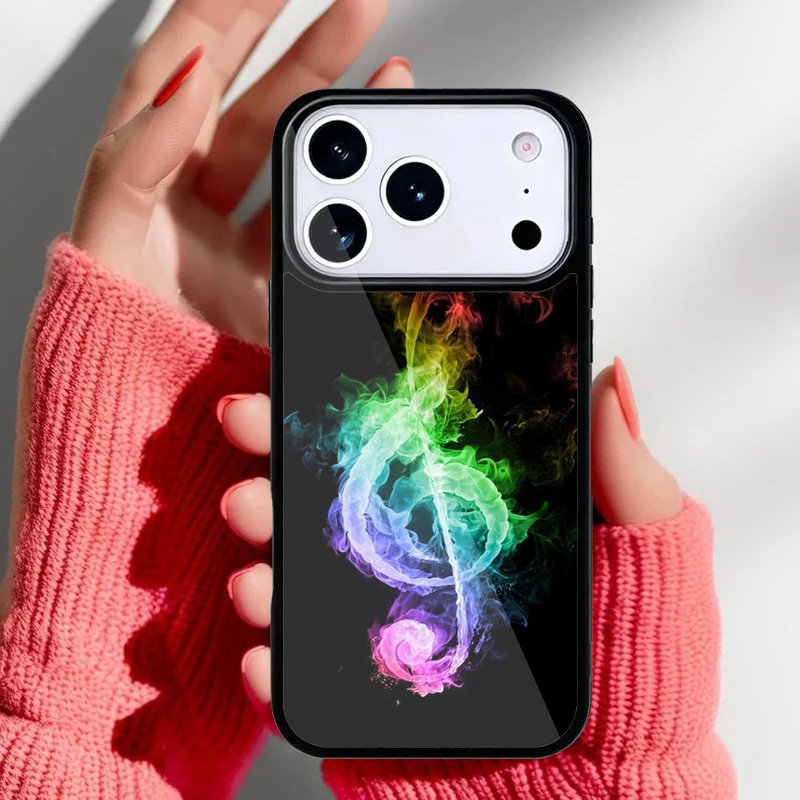 Vista trasera de la funda con recortes para botones y cámaras