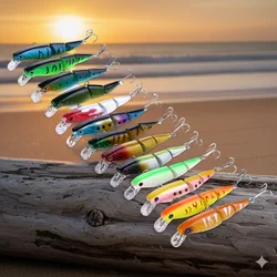 Crankbaits Minnow con Ojos 3D para Lubina y Carpa – Señuelos Duros