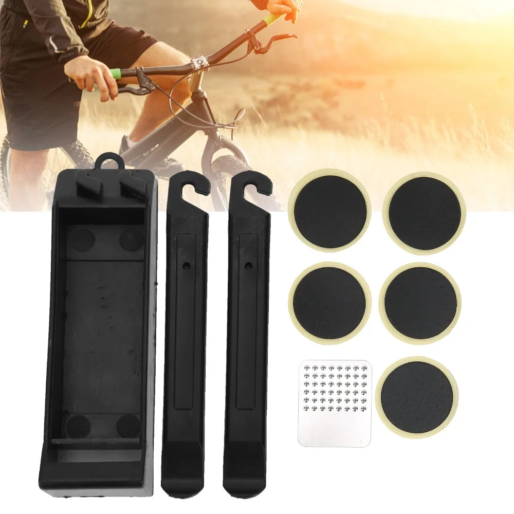 Kit reparación pinchazos bicicleta con palancas desmontadoras y lima - imagen 5