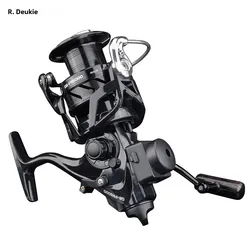 Carrete Giratorio DEUKIO con Freno Doble, 5+1BB y Manivela CNC