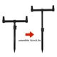 JSFUN Soporte ajustable de cañas de aluminio para pesca