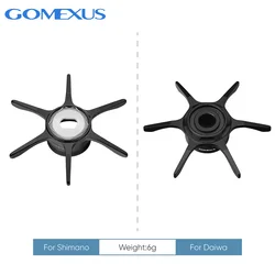 GOMEXUS Arrastre Estrella Aluminio 65mm para Carrete Baitcasting
