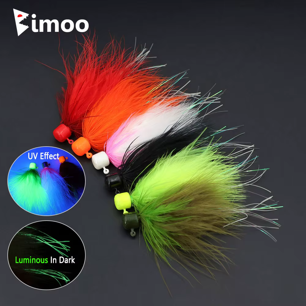 Marabú Gallo – Cebo de pluma para pesca de trucha - imagen 2