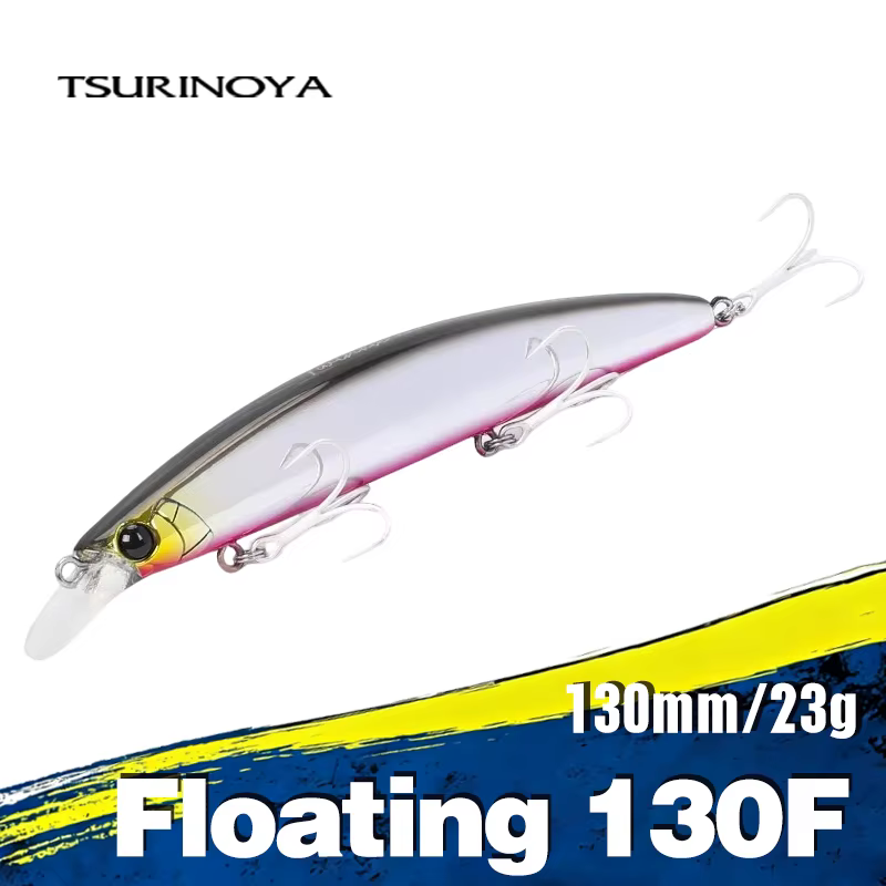 Señuelo Tsurinoya Twinkle DW111 – Minnow flotante mar 130mm 23g para lubina