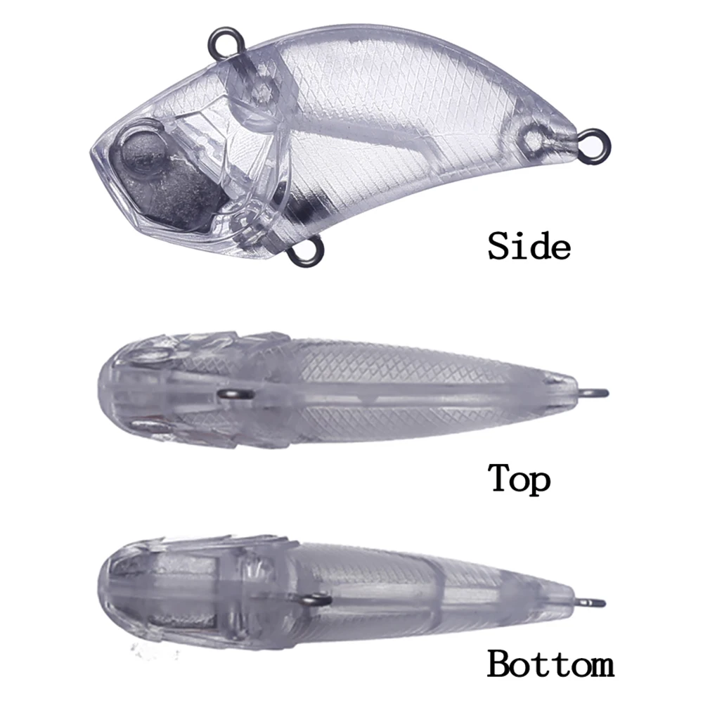 Señuelo Crankbait de Vibración Sin Pintar Chan'sHuang con Sonajero - imagen 3