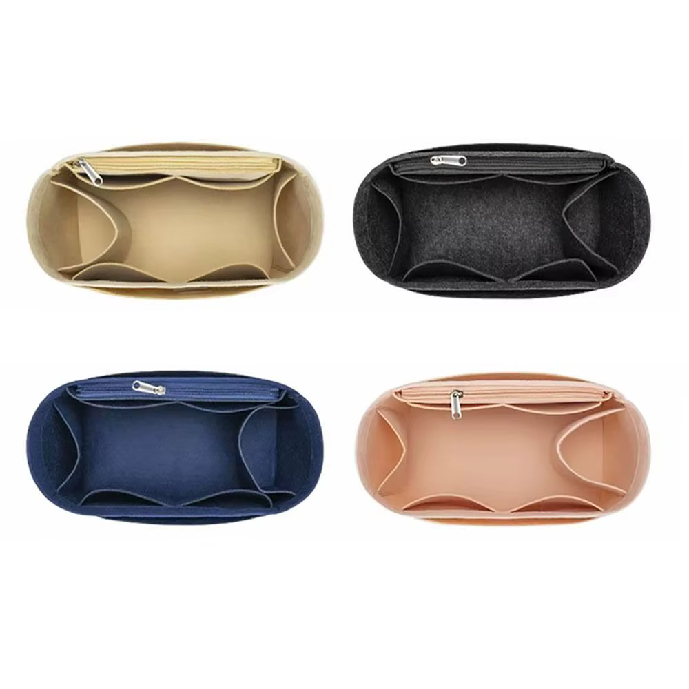 Longchamp organizador de bolso interior de fieltro duradero