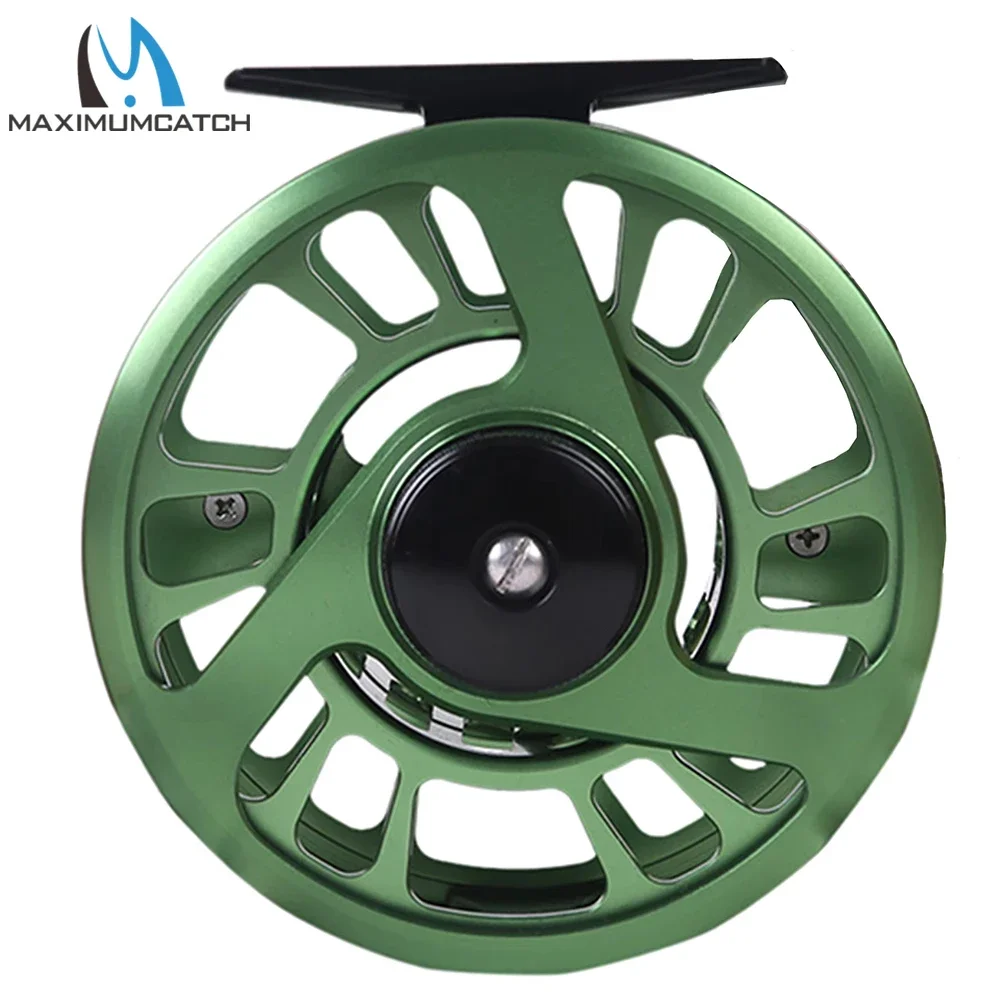MAXCATCH Carrete de pesca con mosca aluminio CNC – para trucha
