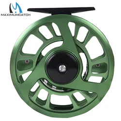 MAXCATCH Carrete de pesca con mosca aluminio CNC – para trucha