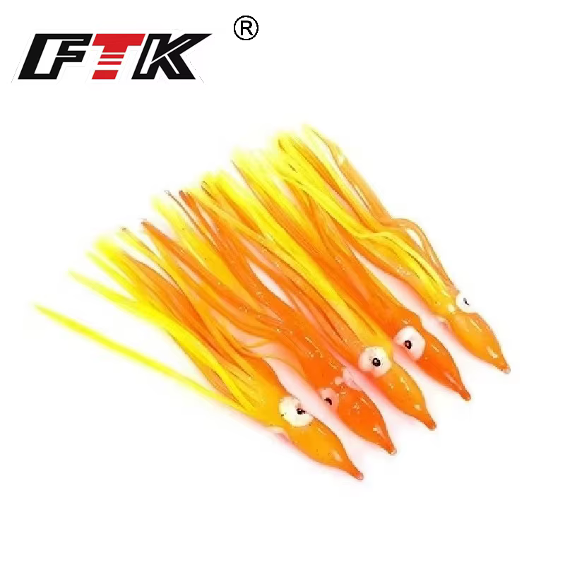 FTK Jigs Luminosos Calamar-Pulpo 9-12cm para Mar - imagen 5