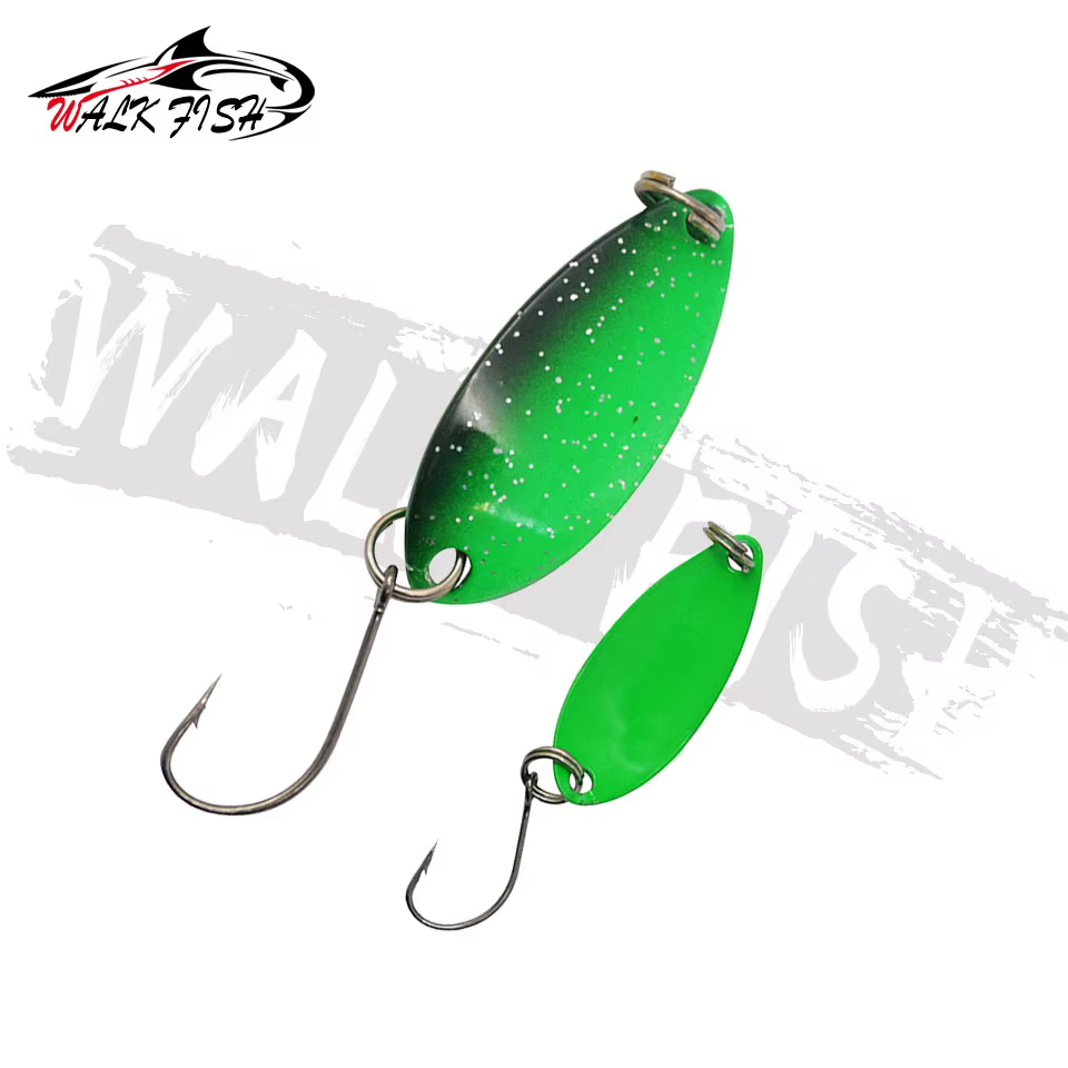 Cuchara giratoria Walk Fish 33mm con lentejuelas 3g - imagen 5