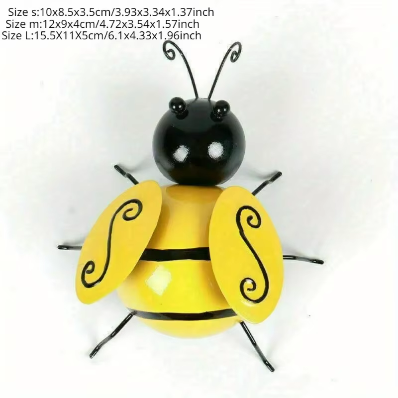 Abejas decorativas de metal para pared – Adornos vintage - imagen 4