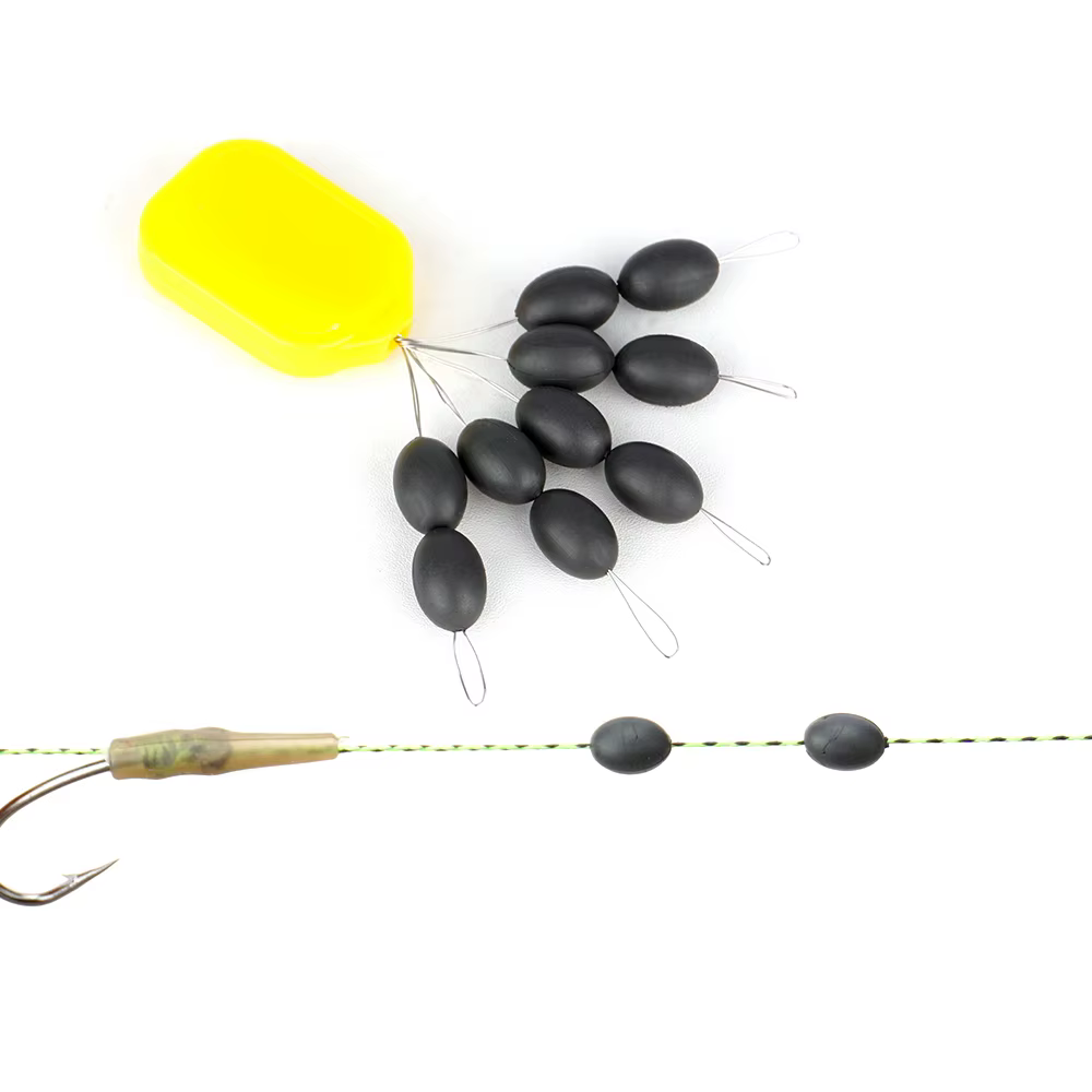 Plomos de tungsteno Hirisi Oval Kraal 6 mm para carpfishing - imagen 5