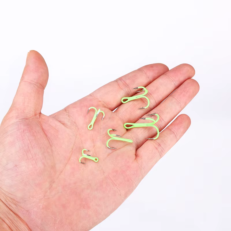 Anzuelos triples luminosos WEIHE – Mini ancla para señuelos - imagen 3