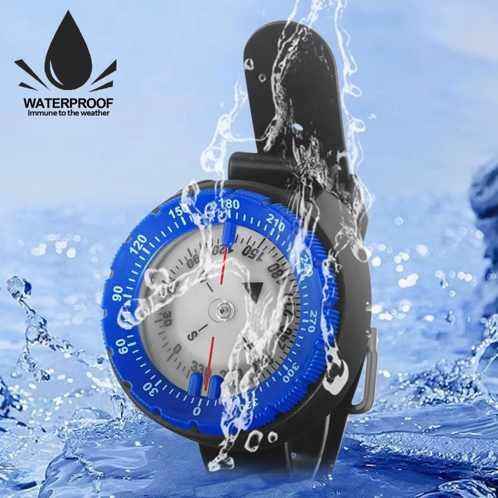 Reloj de buceo con brújula digital – Impermeable 50 m para pesca - imagen 5