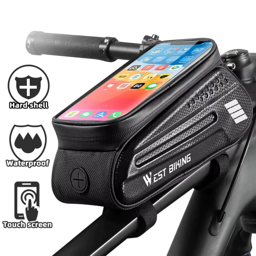 Bolsa impermeable para cuadro bicicleta con pantalla táctil - 7 pulgadas - imagen 4