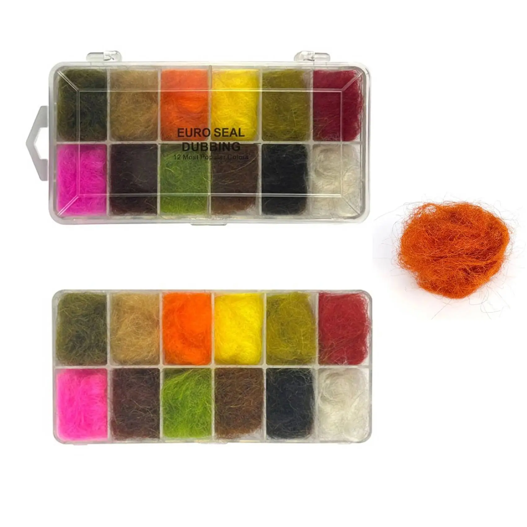 Selección de colores para moscas secas y ninfas
