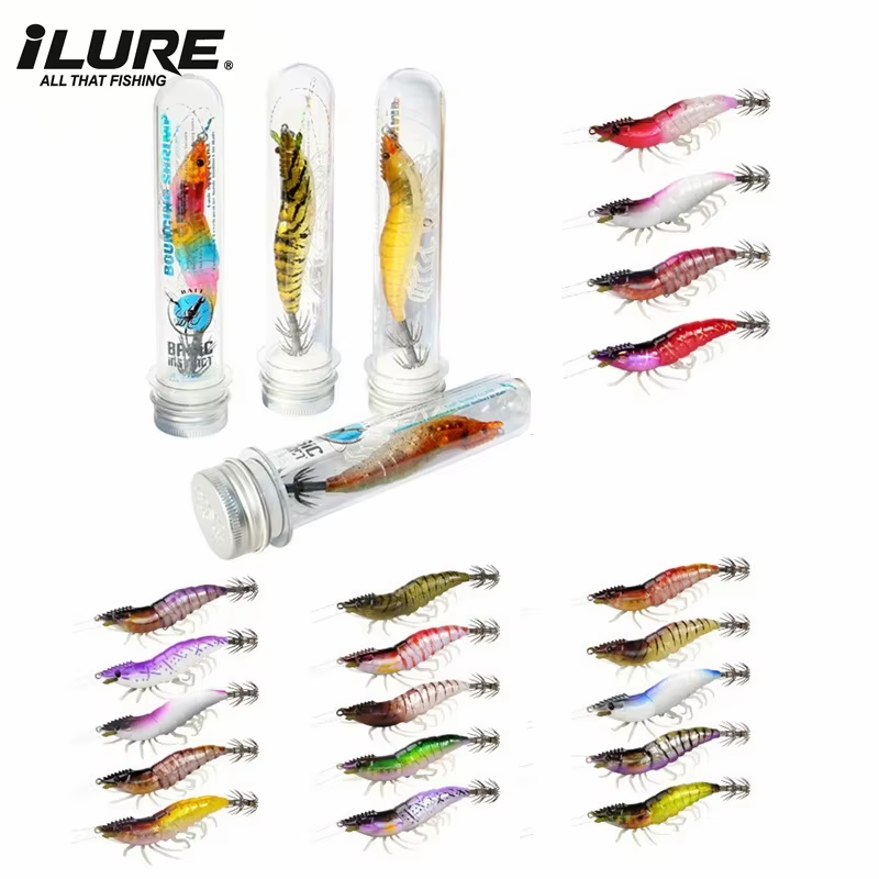 Egi luminoso horizontal – Señuelo artificial para pesca de calamar