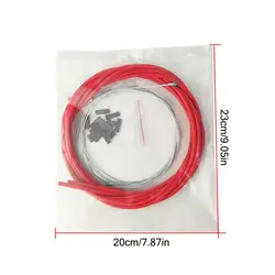 Cable de cambio MTB universal con funda PVC y terminal