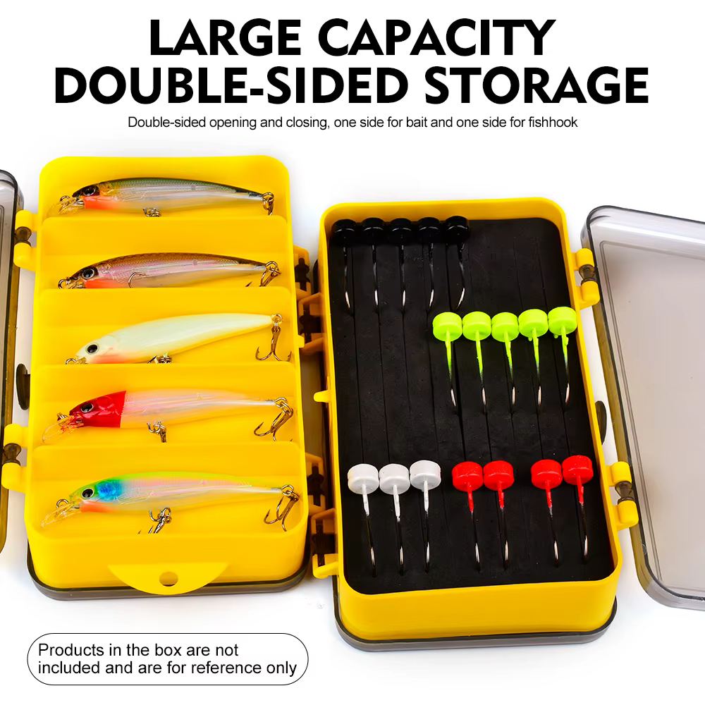 Caja de Señuelos Proberos – Organizador Doble Cara para Jig Head y Vinilos - imagen 2